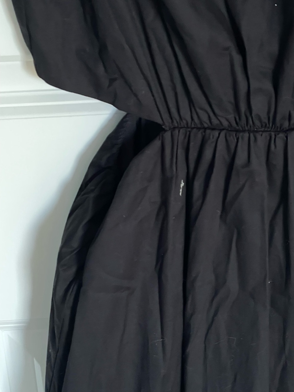 WAYF Women's Black Plaza Cut Out Tiered Maxi Dress Size Small 54424 - Picture 7 of 16